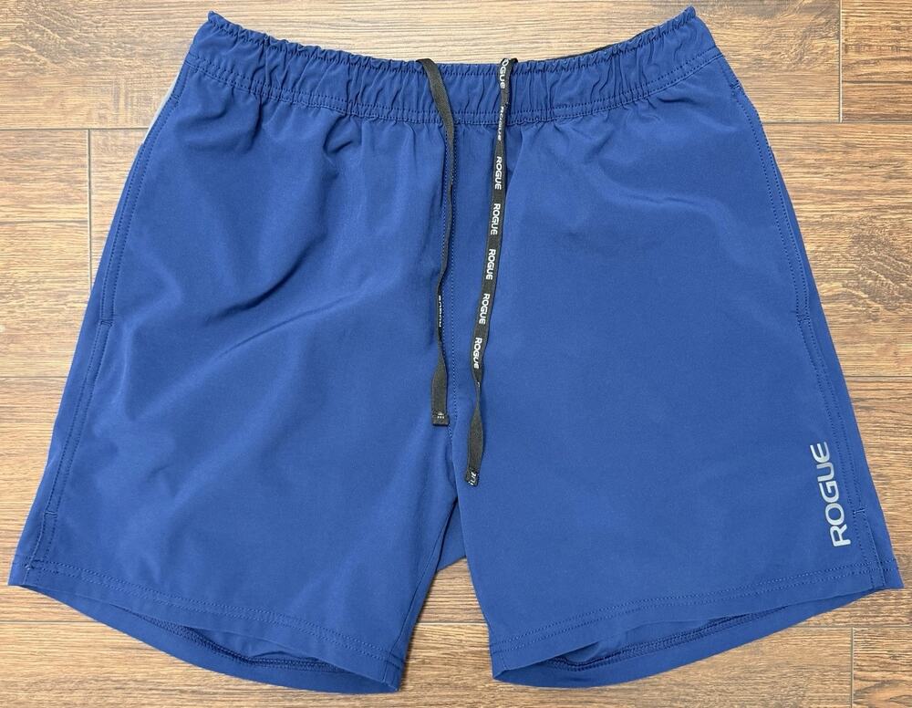 Teal Blue Rogue Running Gym Training Shorts Lined Men's Size M Medium